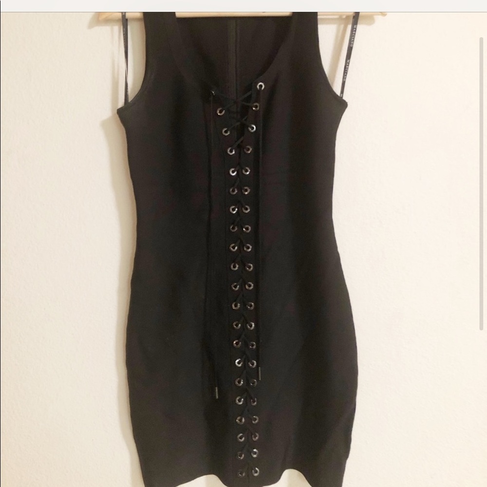 Marciano xs lace up dress .